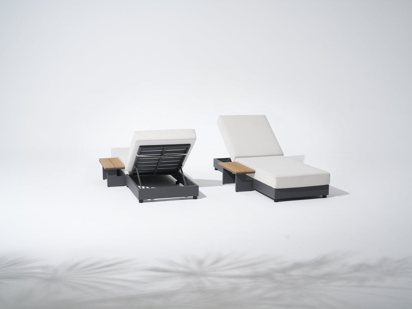 Modular Outdoor Sectional Sofa Set with Sun Lounger