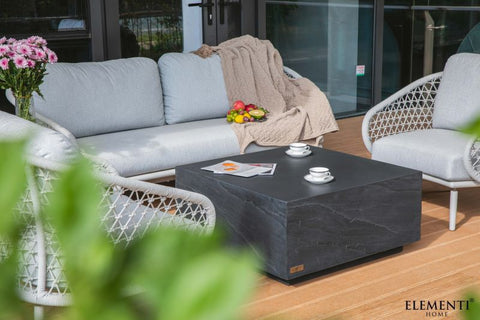 Elementi - Colorado Concrete Outdoor Square Coffee Table - Medium