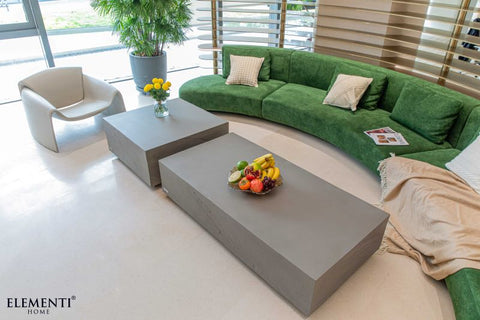 Elementi - Colorado Concrete Outdoor Rectangle Coffee Table