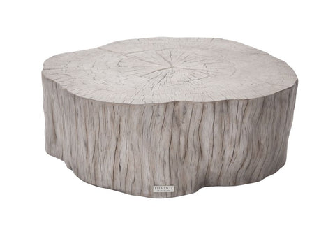 Elementi - Daintree 42" Stump Concrete Coffee Table Large