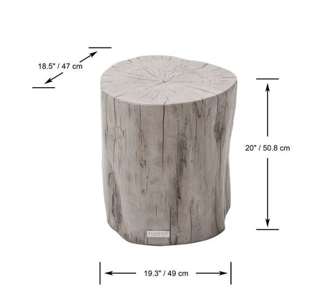 Elementi - Daintree Stump Concrete Side Table