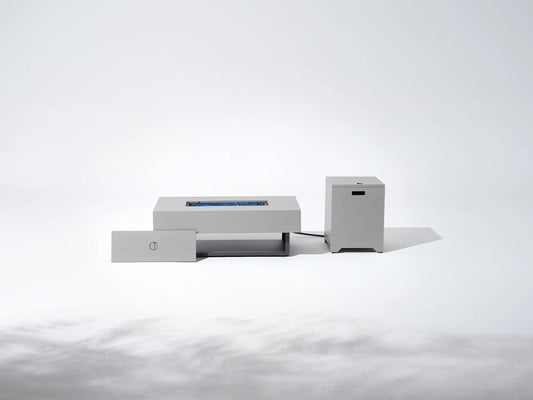 Modern electronic devices on a white background #color_grey
