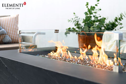 Elementi+ Cape Town Black Fire Table