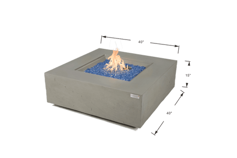 Elementi Plus - Capertee Fire Table - Space Grey