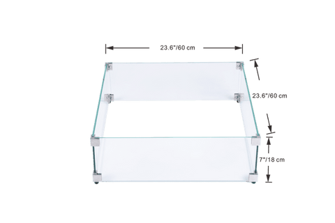 Elementi Plus - Lucerne Fire Table - Light Grey