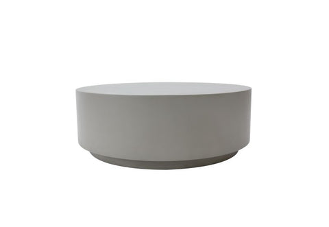 Elementi - Rome 40" Round Concrete Coffee Table Large