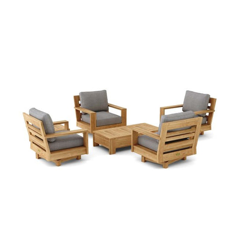 Anderson Teak Madera 6pc Deep Seating Set