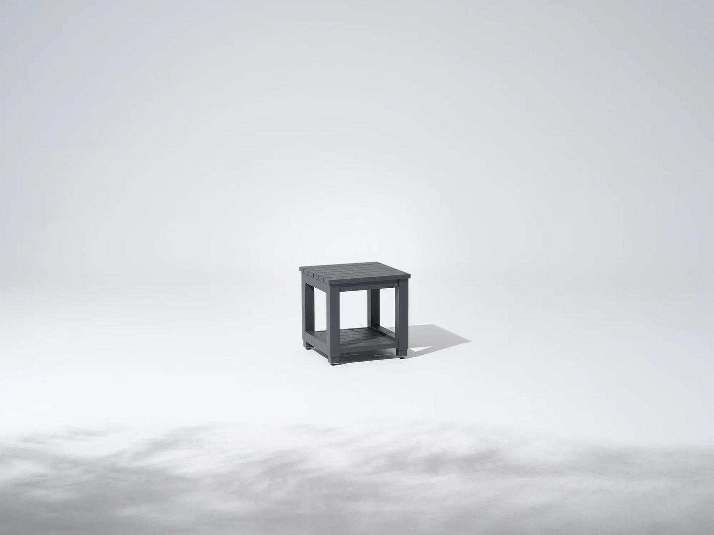 Aluminum Outdoor Swivel Chairs with Side Table Set