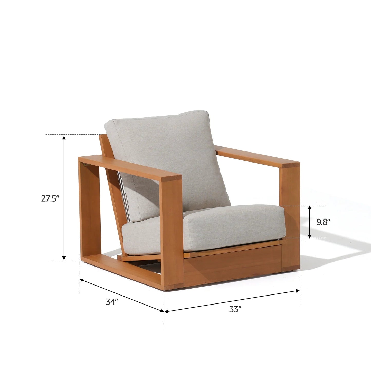 4 seat eucalyptus outdoor fire pit furniture set